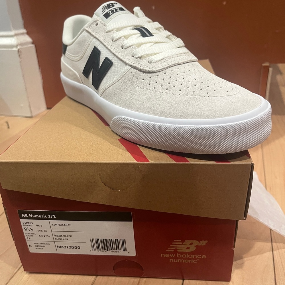 NEW BALANCE  NB Numeric 272 Suede & Canvas Upper Skate Shoes Men’s 9.5. W11